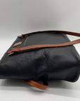 Dooney & Bourke Black Pebbled Leather Lexington Tote Bag