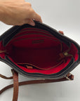 Dooney & Bourke Black Pebbled Leather Lexington Tote Bag