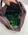 Marc Jacobs Purple Leather Standard Supply Workwear Hobo Bag