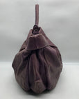 Marc Jacobs Purple Leather Standard Supply Workwear Hobo Bag