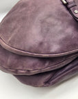 Marc Jacobs Purple Leather Standard Supply Workwear Hobo Bag