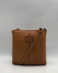 Fossil Tan Leather Crossbody Bag