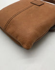 Fossil Tan Leather Crossbody Bag