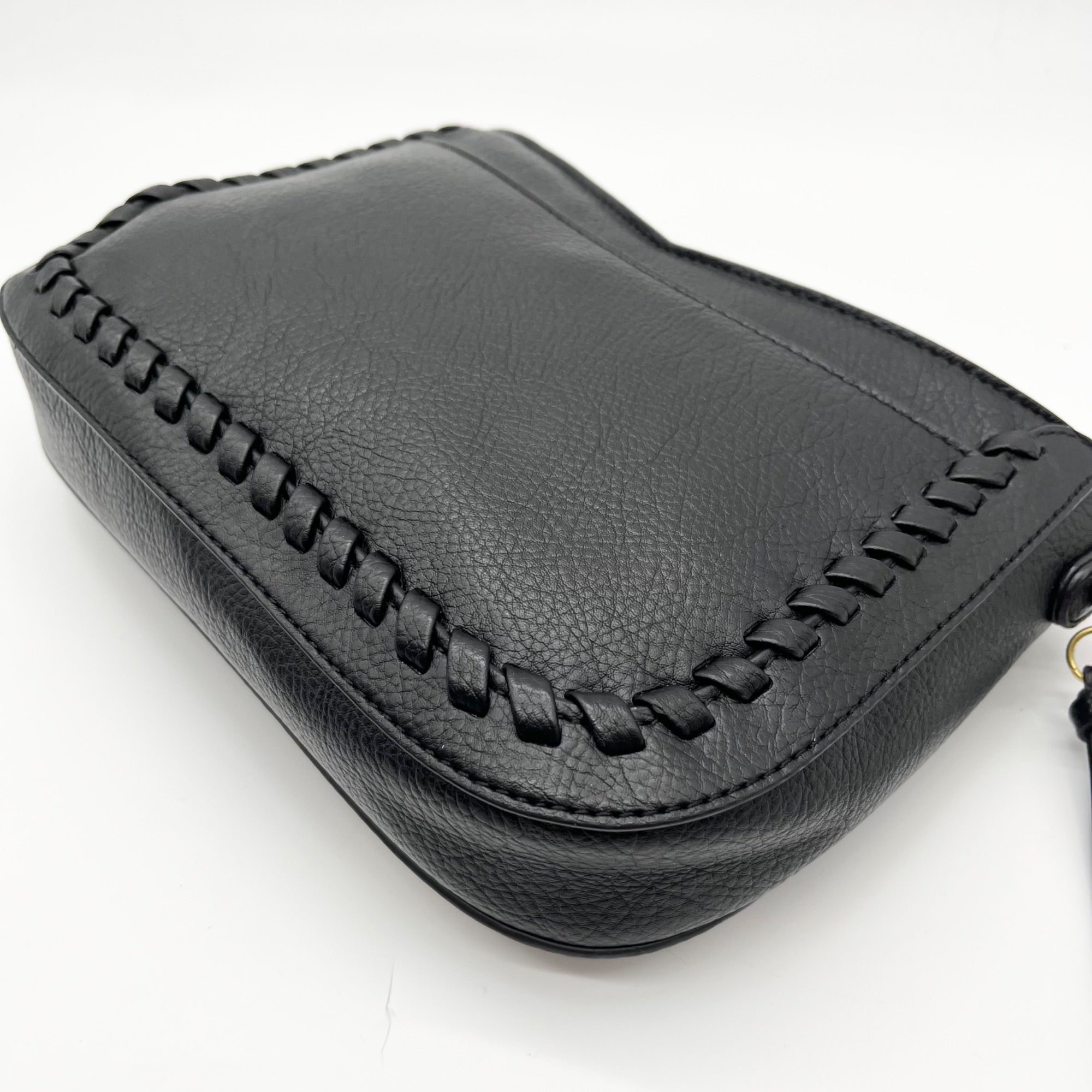 Style &amp; Co Black Feed Crossbody Bag