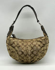Coach Vintage Khaki Jacquard Canvas Soho Shoulder Bag