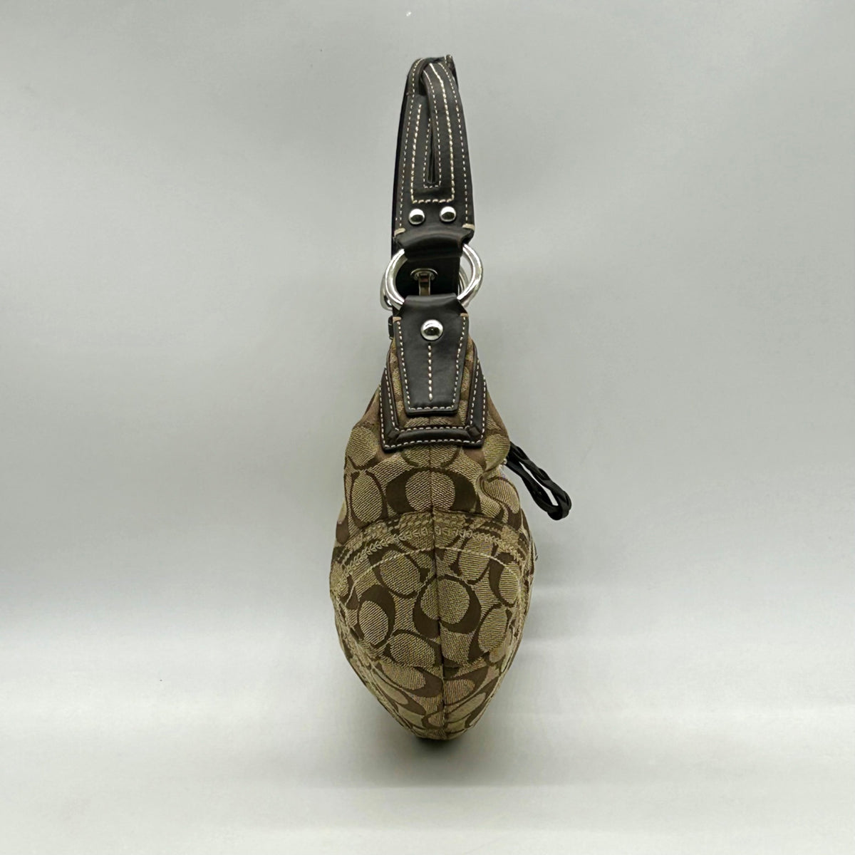 Coach Vintage Khaki Jacquard Canvas Soho Shoulder Bag