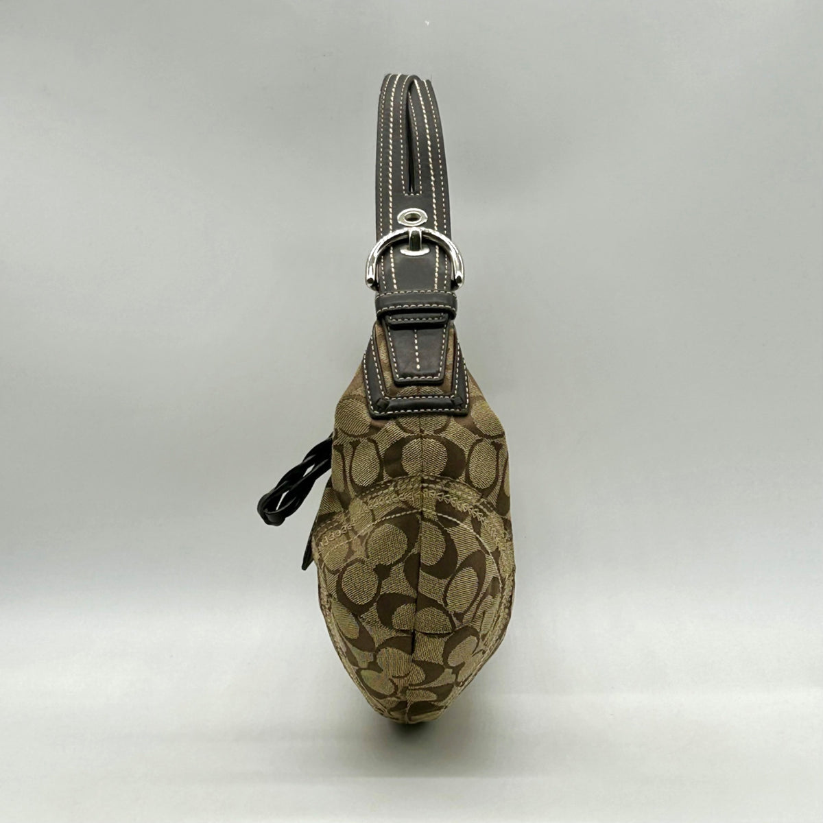 Coach Vintage Khaki Jacquard Canvas Soho Shoulder Bag