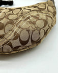 Coach Vintage Khaki Jacquard Canvas Soho Shoulder Bag