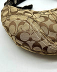 Coach Vintage Khaki Jacquard Canvas Soho Shoulder Bag