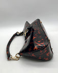 On 34th Brown Tortoise Shell Sleek Pvc Baguette Shoulder Bag