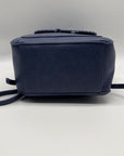 Style & Co Moonlight Blue Faux Leather Whip‑Stitch Backpack