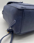 Style & Co Moonlight Blue Faux Leather Whip‑Stitch Backpack