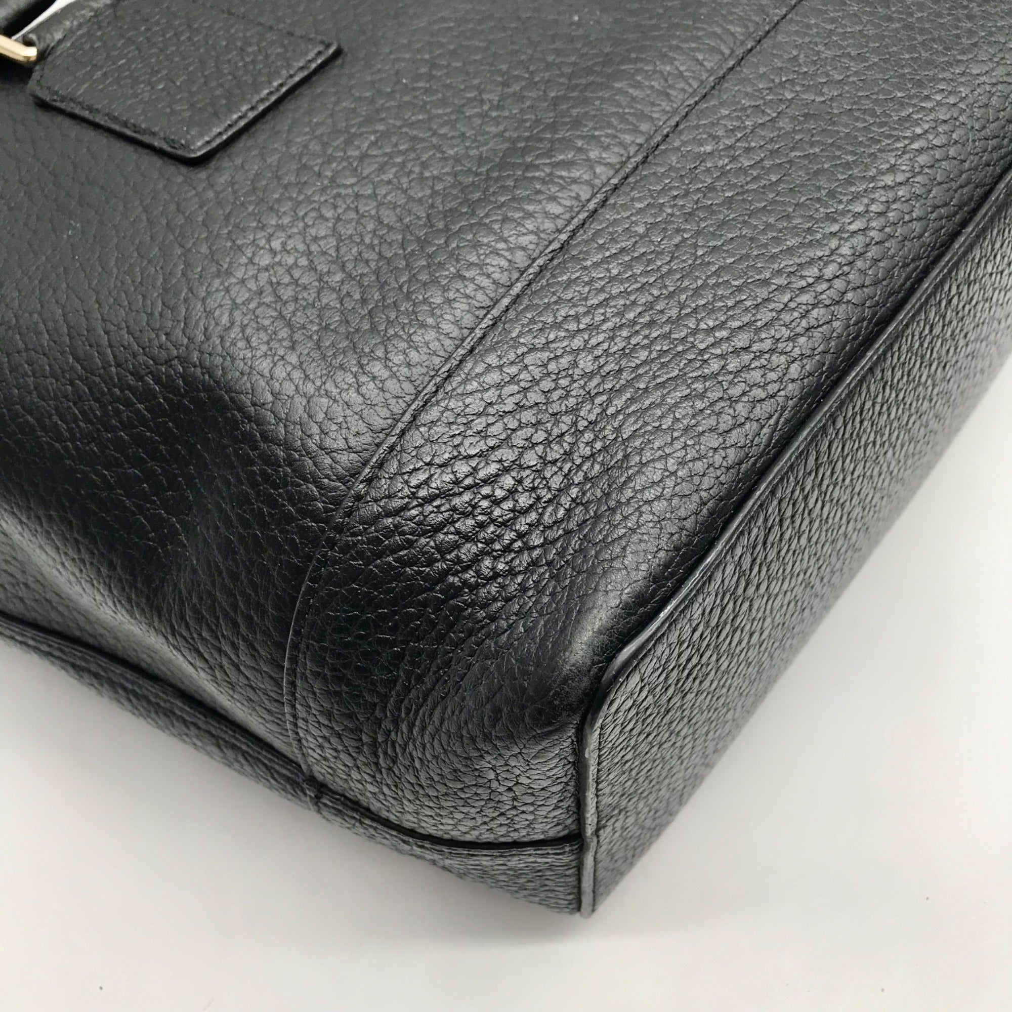 Kate Spade Black Pebbled Leather Bay Street Harmony Tote Bag