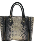Henri Bendel A List Metallic Lizard Tote Bag