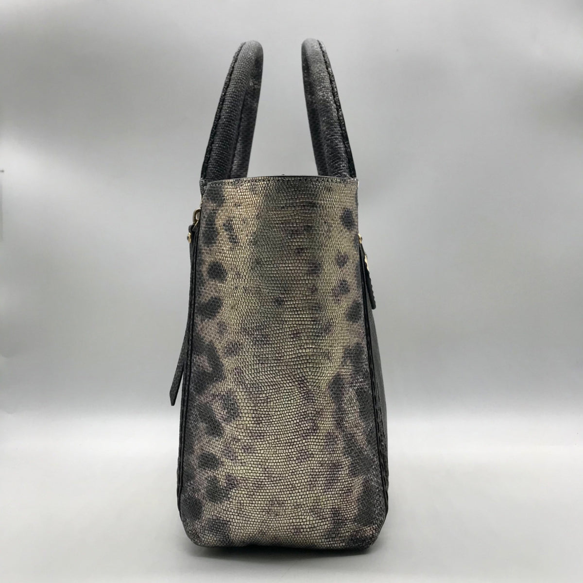 Henri Bendel A List Metallic Lizard Tote Bag