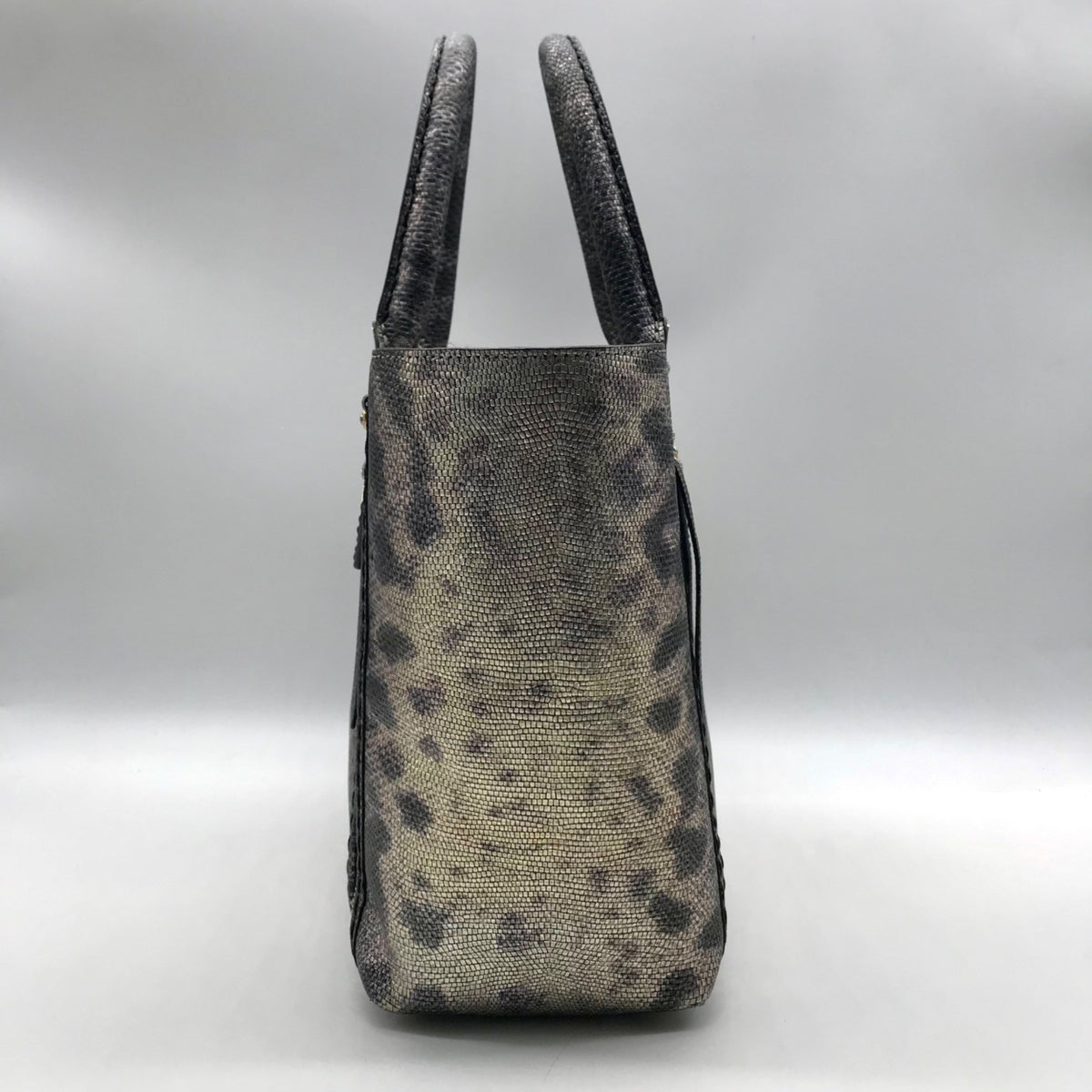 Henri Bendel A List Metallic Lizard Tote Bag
