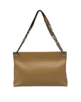 Barbara Milano Tan Leather Shoulder Bag