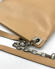 Barbara Milano Tan Leather Shoulder Bag