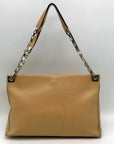 Barbara Milano Tan Leather Shoulder Bag