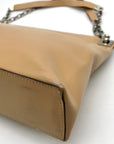 Barbara Milano Tan Leather Shoulder Bag