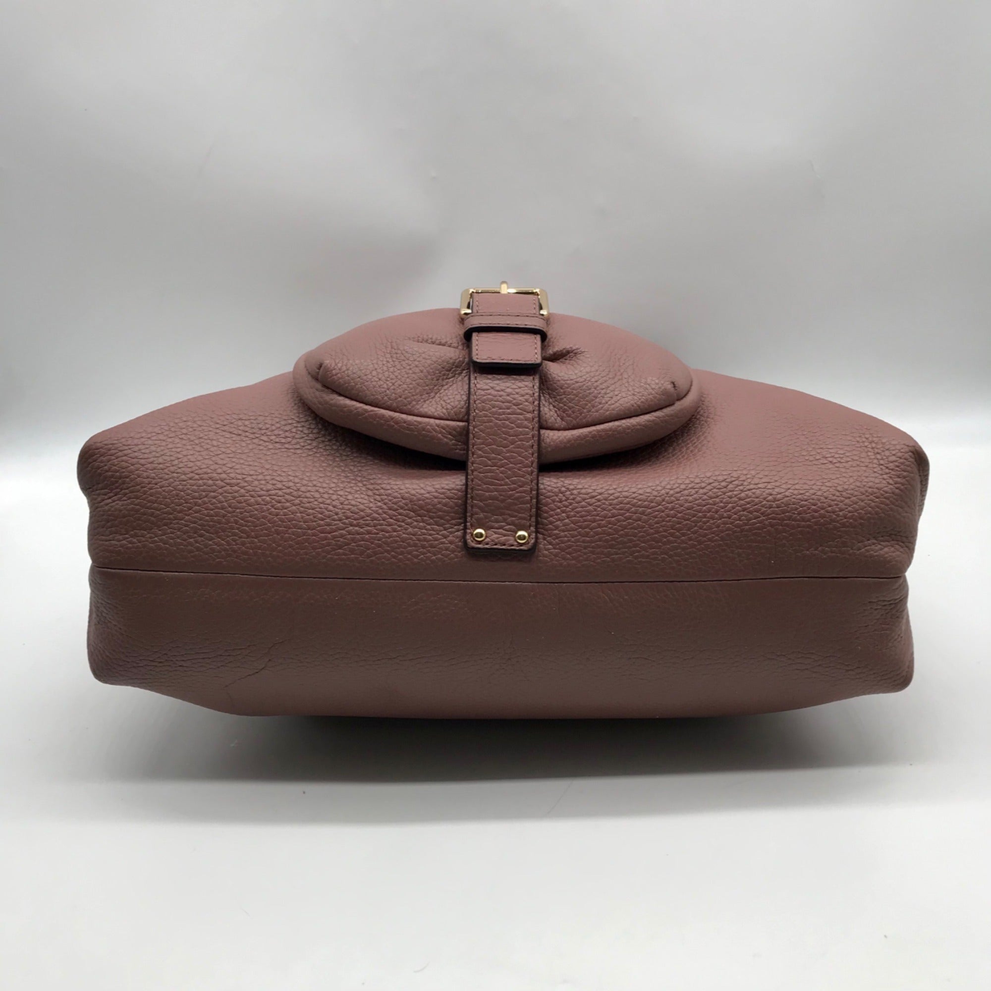 Michael Kors Mauve Pebbled Leather Austin Hobo Bag