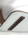 Dooney & Bourke White Leather Morgan Satchel Bag