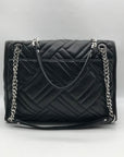 Michael Kors Black Quilted Leather Kathy Shoulder Bag