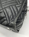Michael Kors Black Quilted Leather Kathy Shoulder Bag