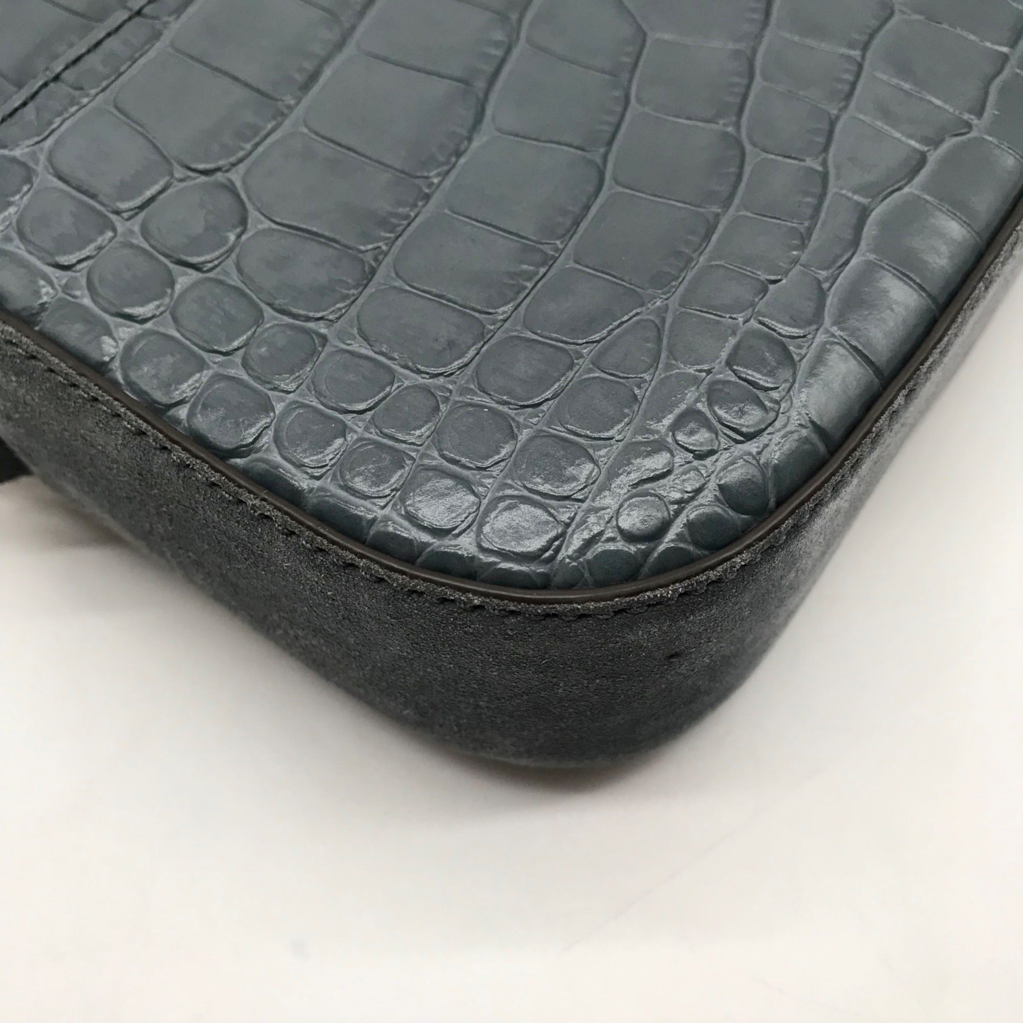 Tory Burch Bluestone Leather Mcgraw Embossed Camera Bag