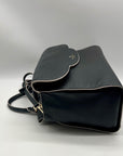 Kate Spade Black Pebbled Leather Satchel Bag