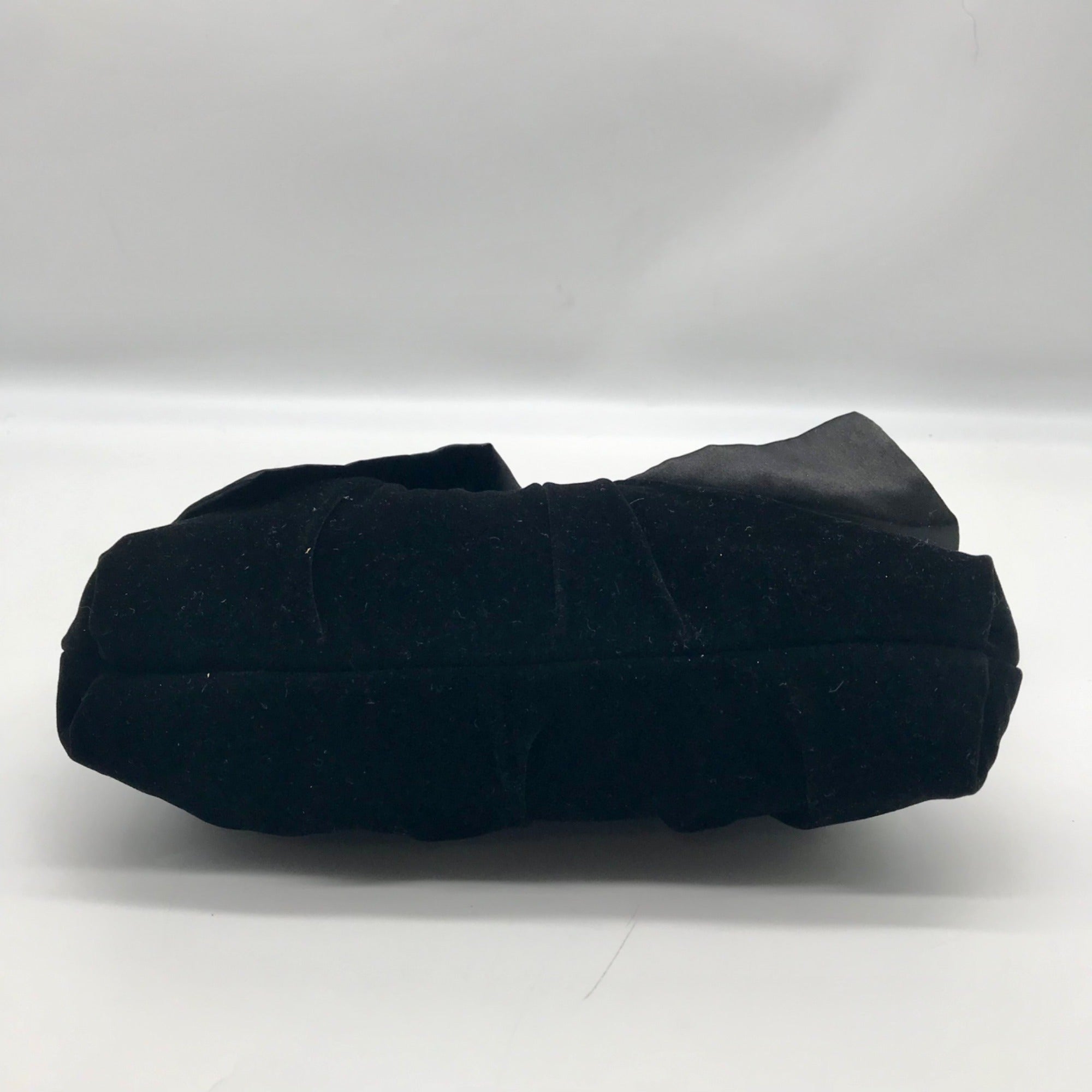 Neiman Marcus Black Velvet Bow Clutch