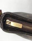 Louis Vuitton Dark Brown Monogram Canvas Looping MM Shoulder Bag