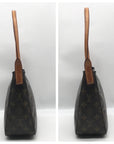 Louis Vuitton Dark Brown Monogram Canvas Looping MM Shoulder Bag