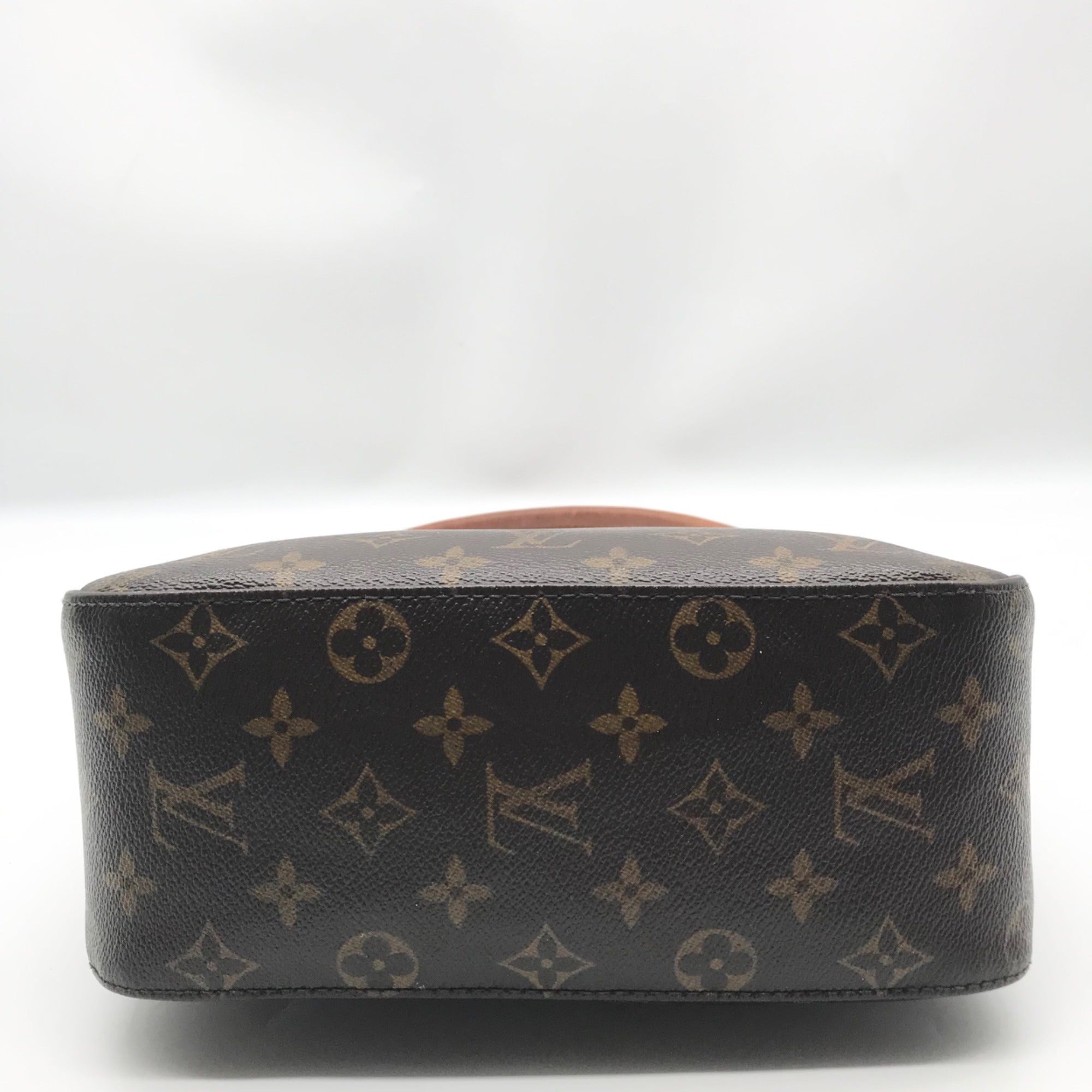 Louis Vuitton Dark Brown Monogram Canvas Looping MM Shoulder Bag