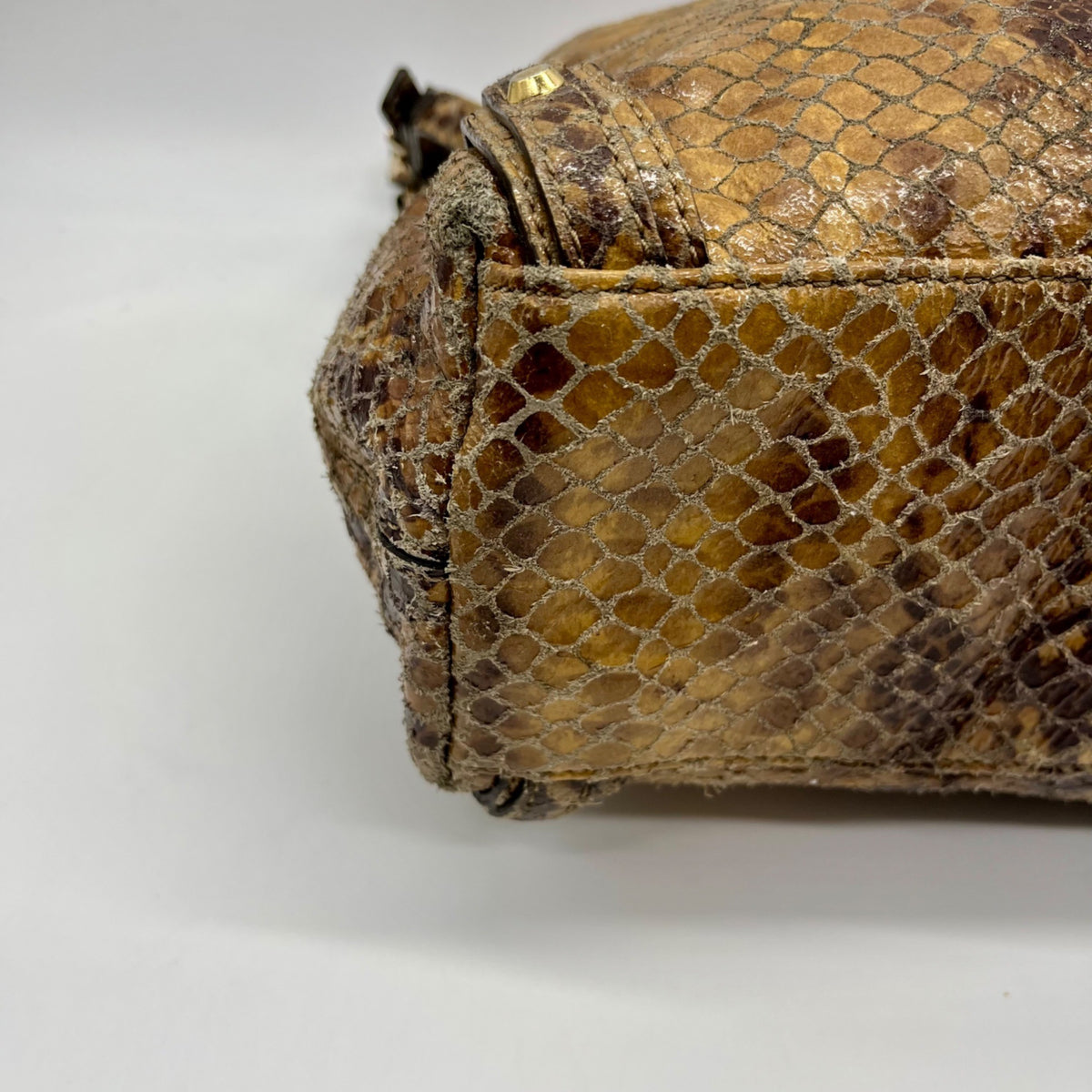 Michael Kors Snakeskin Embossed Shoulder Bag