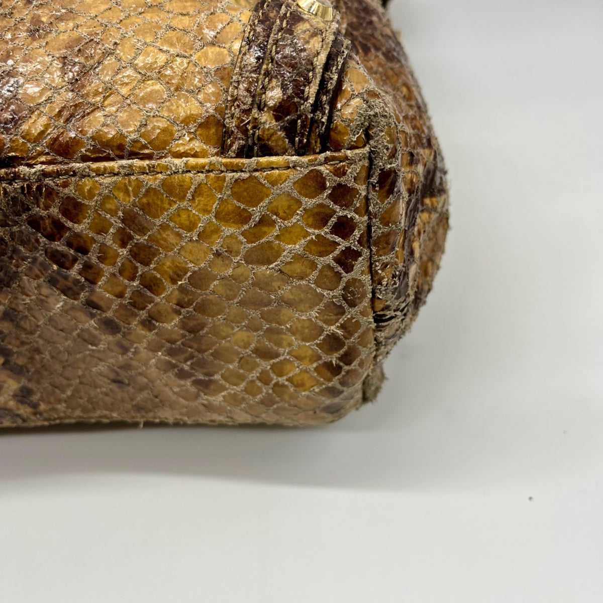 Michael Kors Snakeskin Embossed Shoulder Bag