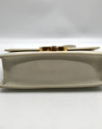 Christian Dior Chalk Leather 30 Montaigne East West Shoulder Bag