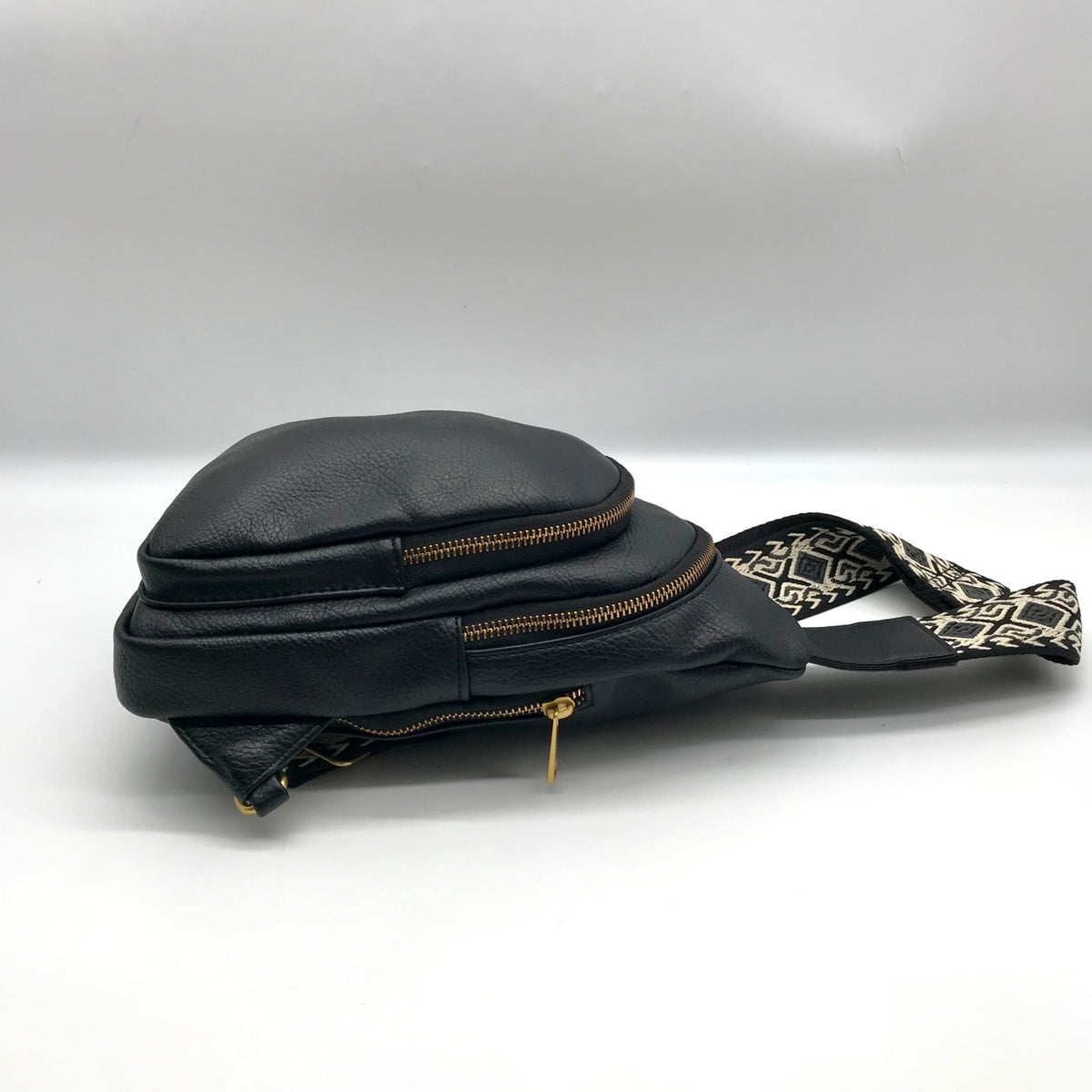 Style &amp; Co Black Sling Pack With Webbed Strap