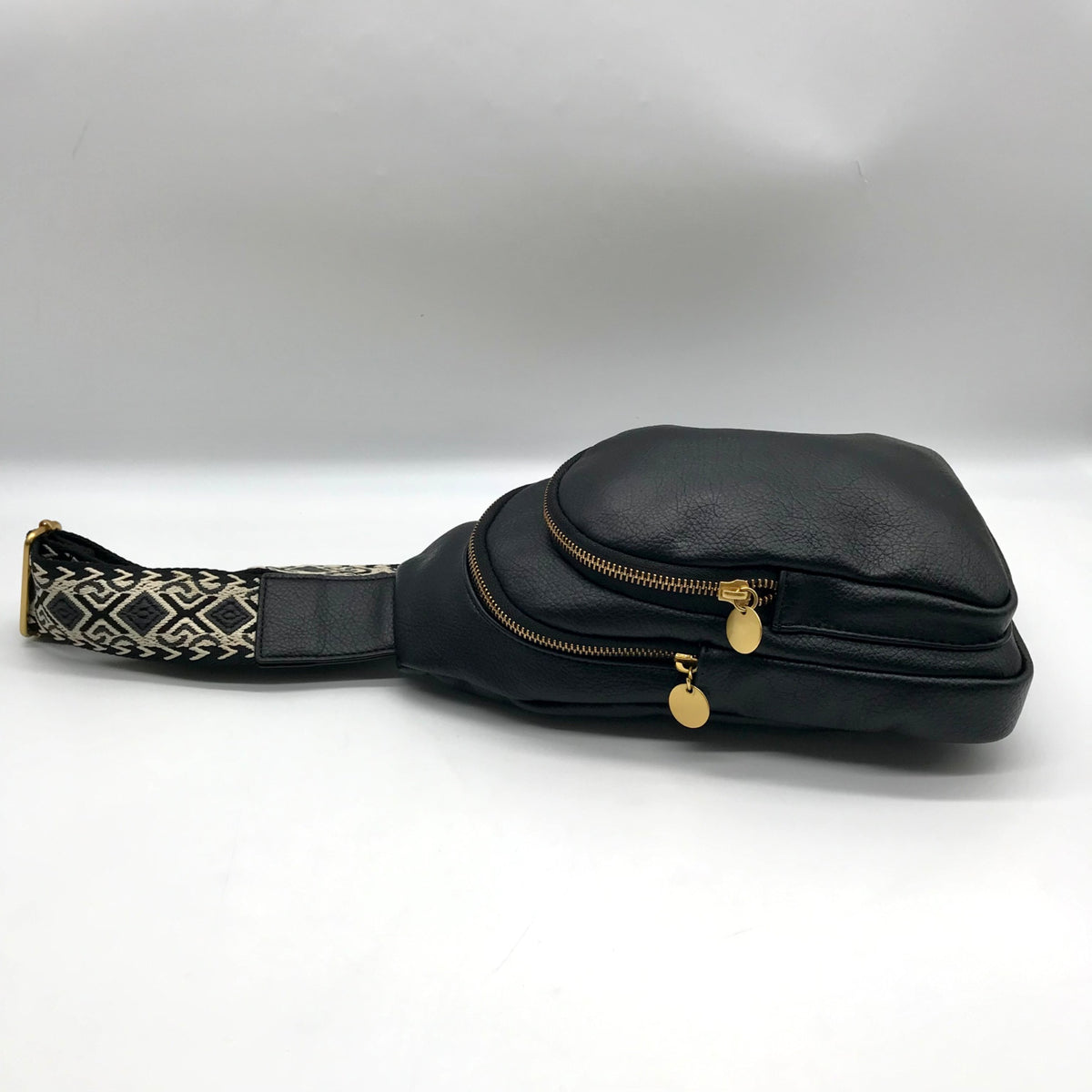 Style &amp; Co Black Sling Pack With Webbed Strap