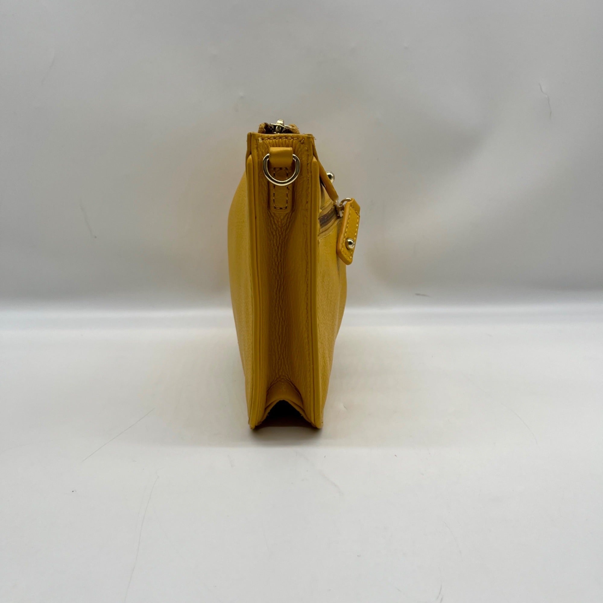 Talbots Yellow Leather Crossbody Bag