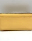 Kate Spade Yellow Saffiano Leather Marlee Continental Wallet