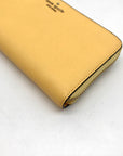 Kate Spade Yellow Saffiano Leather Marlee Continental Wallet