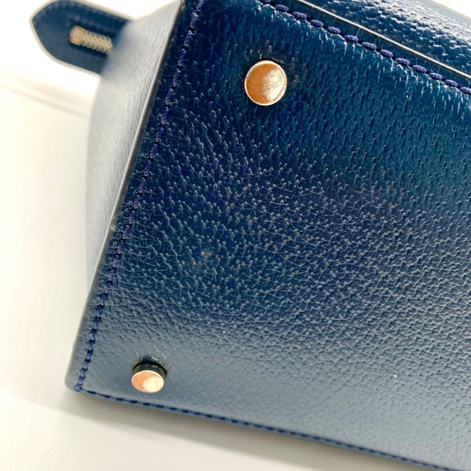 Kate Spade Navy Leather Jeanne Small Satchel