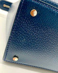 Kate Spade Navy Leather Jeanne Small Satchel
