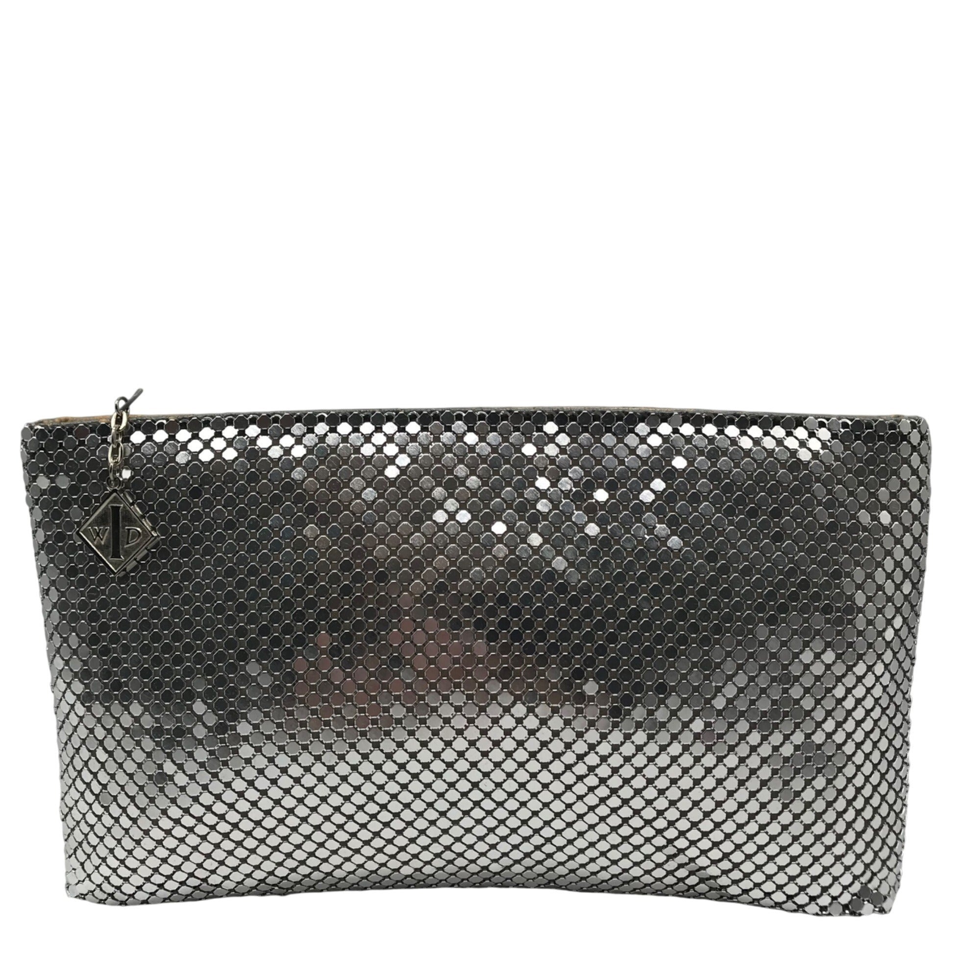 Whiting & Davis Silver Sequined Wallet 