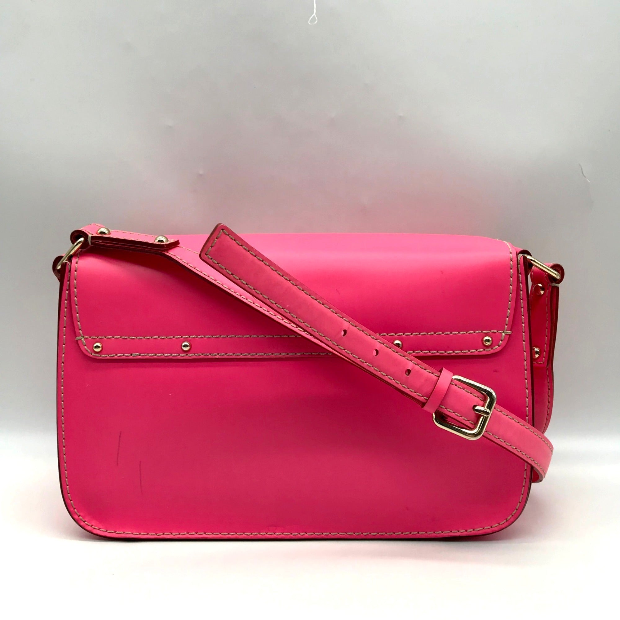 Kate Spade Hot Pink Leather Essex Scout Crossbody Bag