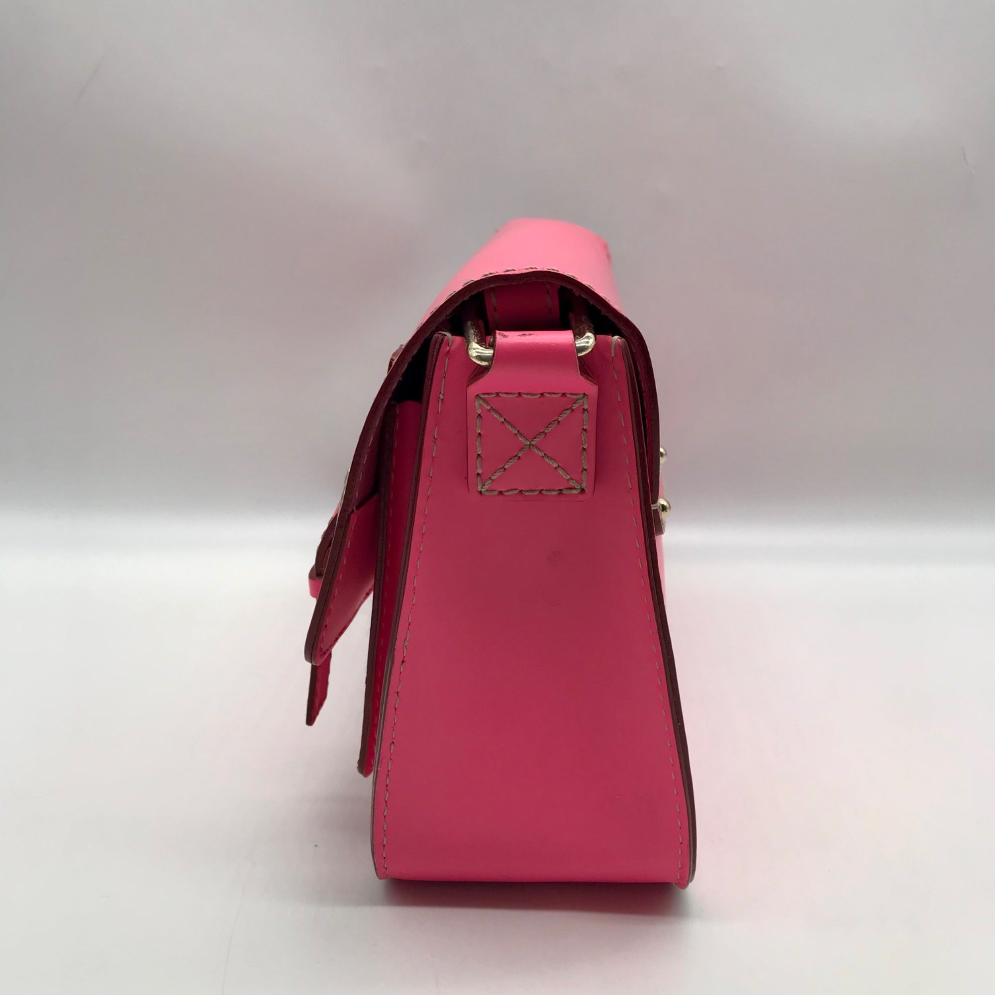 Kate Spade Hot Pink Leather Essex Scout Crossbody Bag