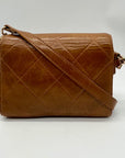MMS Brand Brown Faux Leather Shoulder Bag