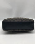Coach Black And Grey Jacquard Canvas Mini Kelsey Satchel