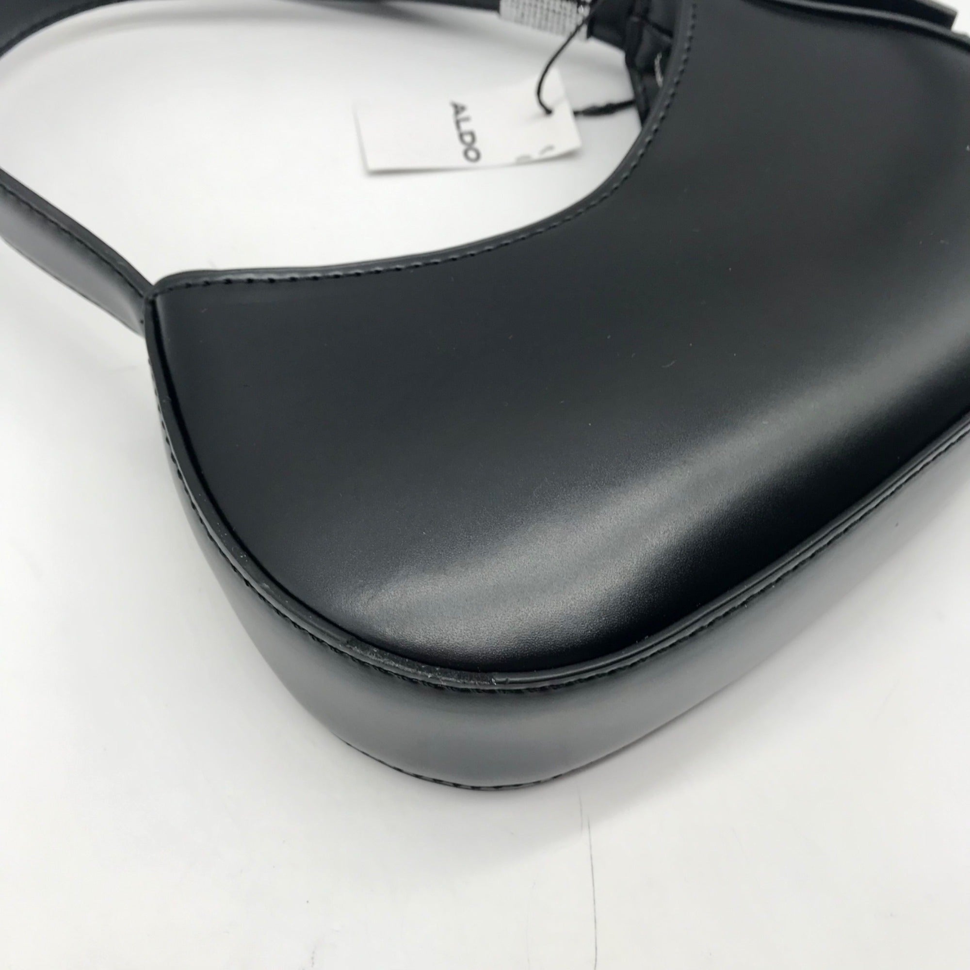 Aldo Black Leather Crossbody Bag